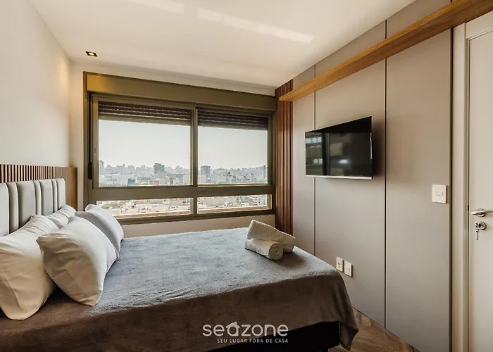 Apartamento Apto Moderno C/ Churrasqueira E Garag. Poa Air1414 *